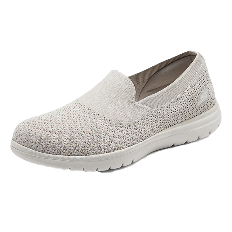 斯凯奇女款休闲一脚穿138270/NAT-10双