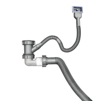 ARROW箭牌4170厨房下水管排水管洗菜盆下水管配件双槽水槽不锈钢下水器