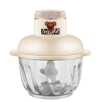 荣事达家用电动多功能宝宝婴儿辅食机料理机打肉机搅拌智能绞馅机绞肉机 RS-JR3086A(泰迪熊)