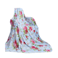 富安娜单层法兰绒毯-花间精灵80*120cm