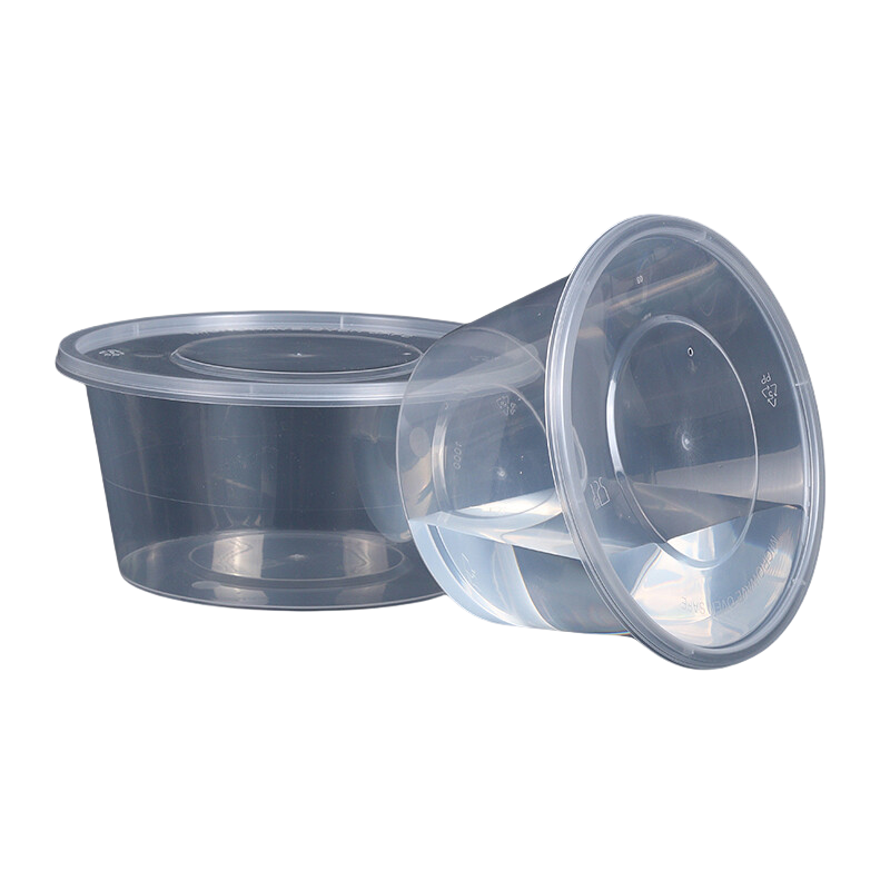 450圆形餐盒带盖(箱装)