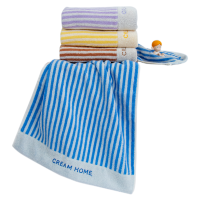 三利柔纹甜奶面巾C8007