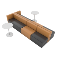 智叶舟组合沙发320*120*70cm+茶几*2套