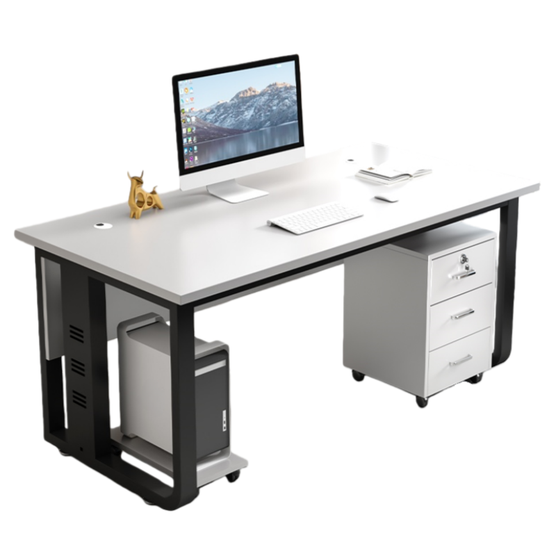 伟樽办公桌带柜120*60*75cm套