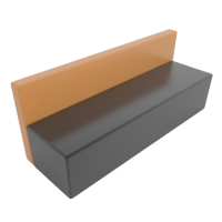 智叶舟沙发三人位180*60*70cm张