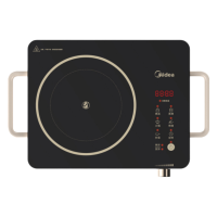 美的(Midea)电磁炉电陶炉电池炉2200W大功率猛火围炉煮茶烧水炒菜 电磁灶煮茶器双环控火不挑锅MC-HW2210