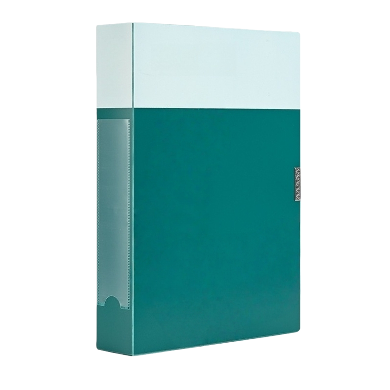 洁能尚 JNS0443 31.5cm*23.5cm*5.5cm 加厚 档案盒 (计价单位:个) 绿色