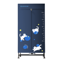 艾美特(AIRMATE)烘干机家用干衣机烘衣机暖风机大容量衣柜定时内衣消毒机小型风干机衣柜HG12-M23