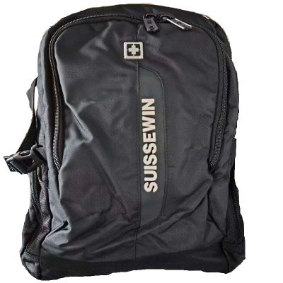 SUISSEWIN瑞士经典时尚耐用多功能商务休闲背包双肩包SN8351
