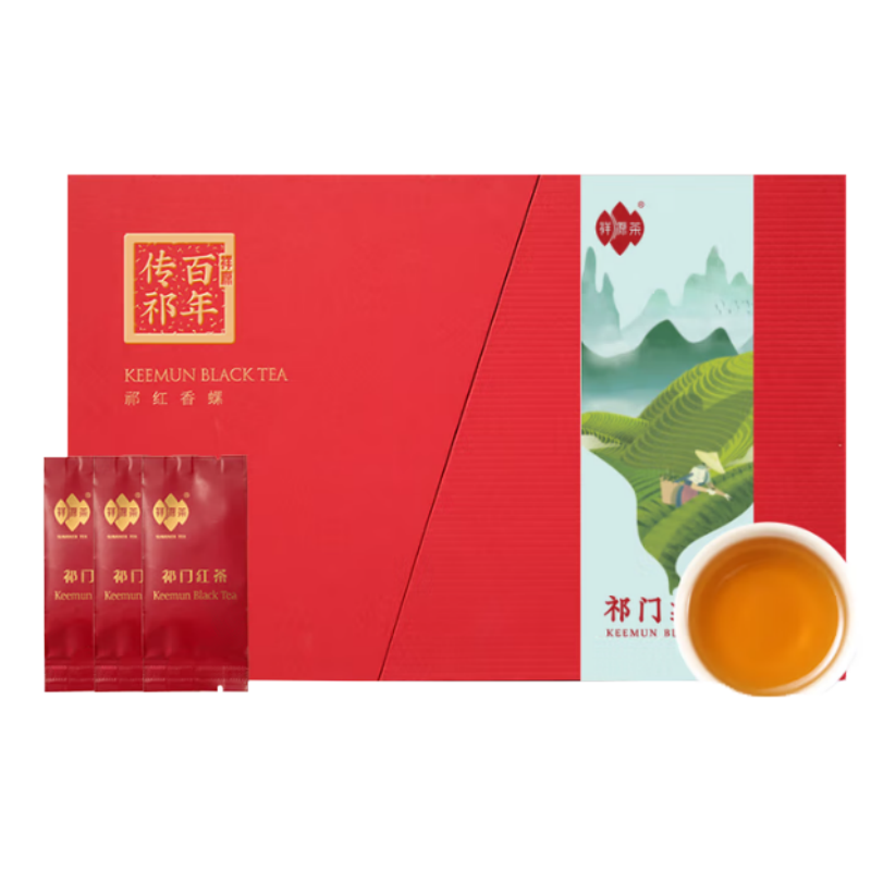 祥源茶祁门红茶特二级祁红香螺礼盒192g