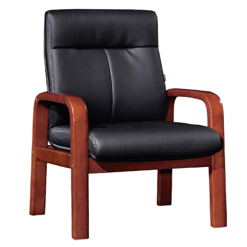沃灏会议椅办公椅老板椅子经理办公室椅子西皮实木椅橡胶木培训椅WH-Y030986