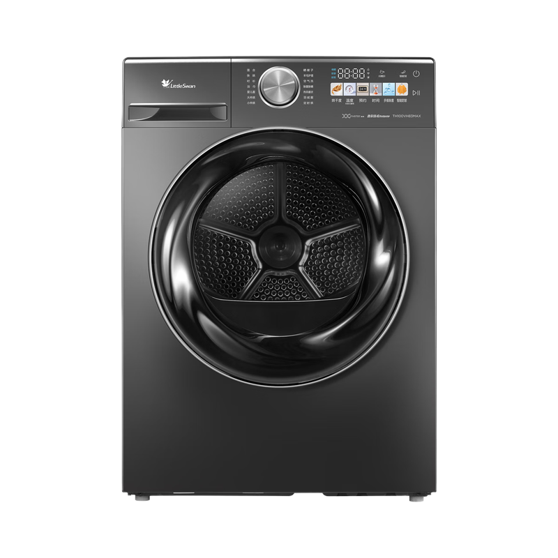 小天鹅(LittleSwan)10公斤热泵烘干机家用全自动变频降噪 回南天 纯平全嵌 除菌除螨除潮