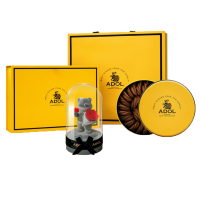 ADOL曲奇饼干180g(原味)+ 永生玫瑰小熊礼盒