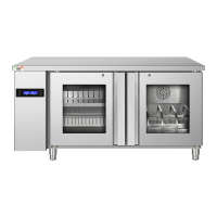 意黛斯 刀具砧板消毒柜商用厨房刀具菜墩紫外线热风循环多功能卧式消毒柜1.8米可视操作台YDS-RKZ380-D18A