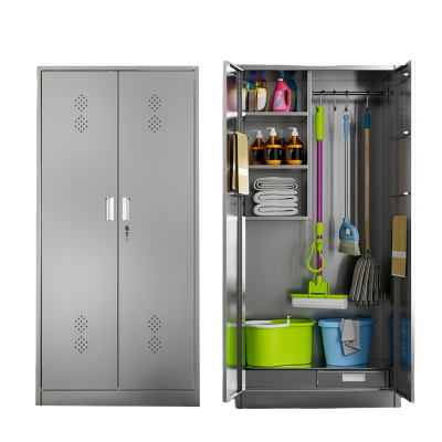 静科不锈钢清洁柜双门201台