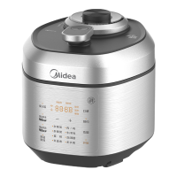 美的(Midea)电压力锅家用5L家用不锈钢内胆底盘加热MY-EYL5040多功能防溢