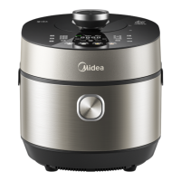 美的(Midea)浓香电压力锅5L低音自动排气2200W猛火112KPa可调IH高压锅0涂层MY-S5892NF