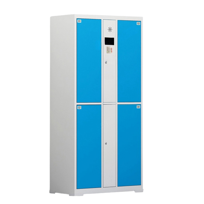 智叶舟电子存包柜自设密码4门850*460*1800mm台