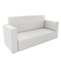 智叶舟商务沙发双人位135*75*80cm张