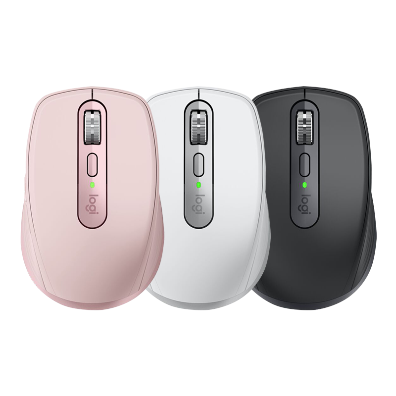 罗技 大师系列 MX Anywhere 3S 无线鼠标蓝牙女生办公平板充电