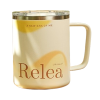 物生物保温杯350ml星芒暖杏白JV012248-0350-BQ00