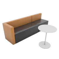 智叶舟组合沙发230*60*70cm+茶几套