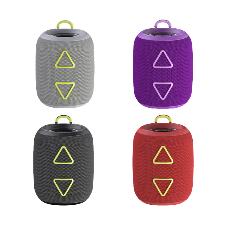 纽曼BT87桌面炫彩蓝牙音响 紫色、灰色、红色、黑色