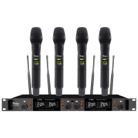 润普Runpu国产化 专业会议话筒 真分集 无线一拖四手持式麦克风RP-WZF9994S