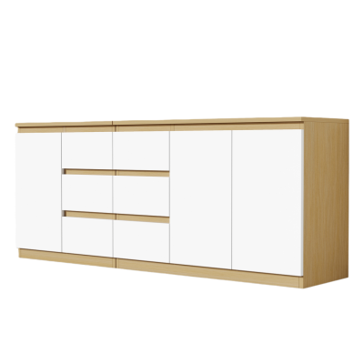 智叶舟矮柜三门六抽200*40*80cm台