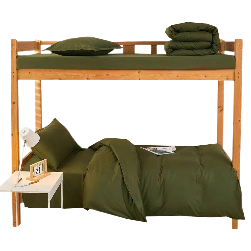 顾享家军绿色全棉六件套 GXJ-GTJ01 适用于1.2米床 套