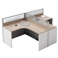 红缅 双人卡位办公桌 HM-PFBGZ03 张