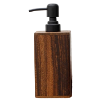 山之只 方形胡桃木分装瓶空瓶 400ml 个