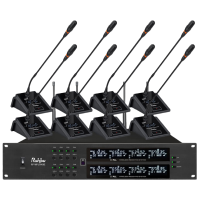 润普Runpu国产化 专业会议话筒 无线一拖八鹅颈式麦克风RP-WPL9908E