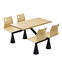 怡卓欧职员餐桌椅1.3m套