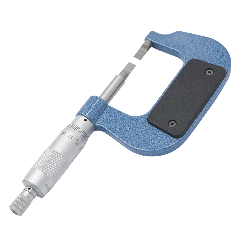 哈量 叶片千分尺 0-25_0.01mm 螺旋测微仪器 镶合金 棘轮测力734-01 单位/个