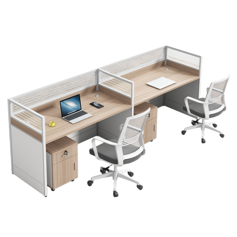 伟樽屏风办公桌双人位240*60*110cm张