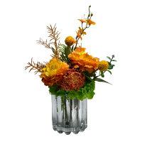 山之只 高雅露莲仿真桌花 MZ0371 个