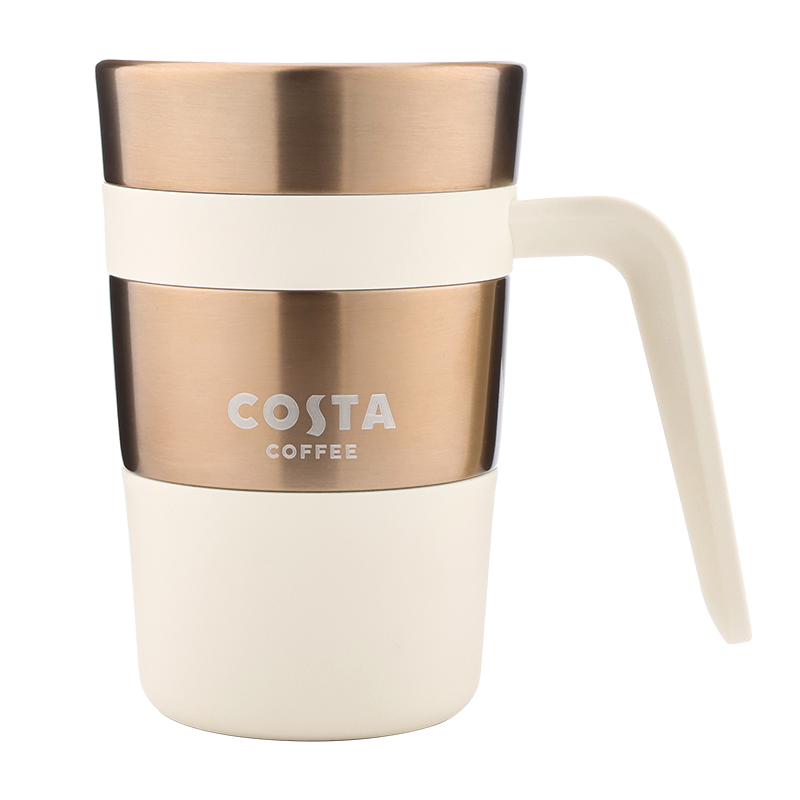 咖世家costa悠闲时光 咖啡杯+即溶咖啡 组合礼盒装(单位:套)