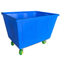 豫龙都 布草车 蓝色 个