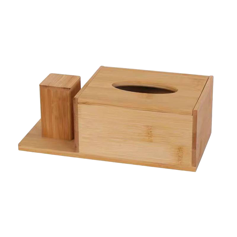 蓝风笛 抽纸盒 木质多功能 个