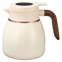 珂美芙 不锈钢保温水壶 米黄1100ml 个