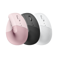 罗技人体工学系列Lift左手版垂直鼠标轻音无线蓝牙笔记本电脑办公