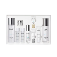 OLAY玉兰油美白水乳精华套装礼盒9件套护肤品爽肤水水乳女友礼物官方正品