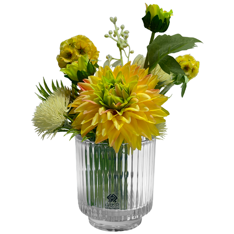 山之只 大丽花主题仿真桌花 MZ0362 个