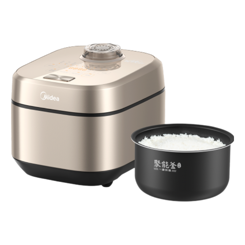 美的(Midea)电饭煲电饭锅3升家用智能柴火饭飞快22分钟快速饭聚能釜彩色面板智能米饭锅MB-RC351