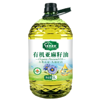 家的最爱[有机认证]有机亚麻籽油5L有机认证正品一级冷榨家用食用油