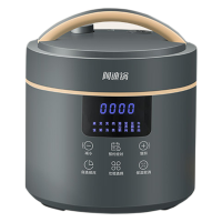 洛贝(luby)LBA-4EPP02 阿迪锅 4L电压力锅 全自动多功能 智能家用压力锅双胆(涂层内胆+316胆+蒸笼)