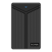 杰储(GCHUL) YP1000 5T USB3.0 2.5英寸 移动硬盘 (计价单位:个) 竖纹黑色