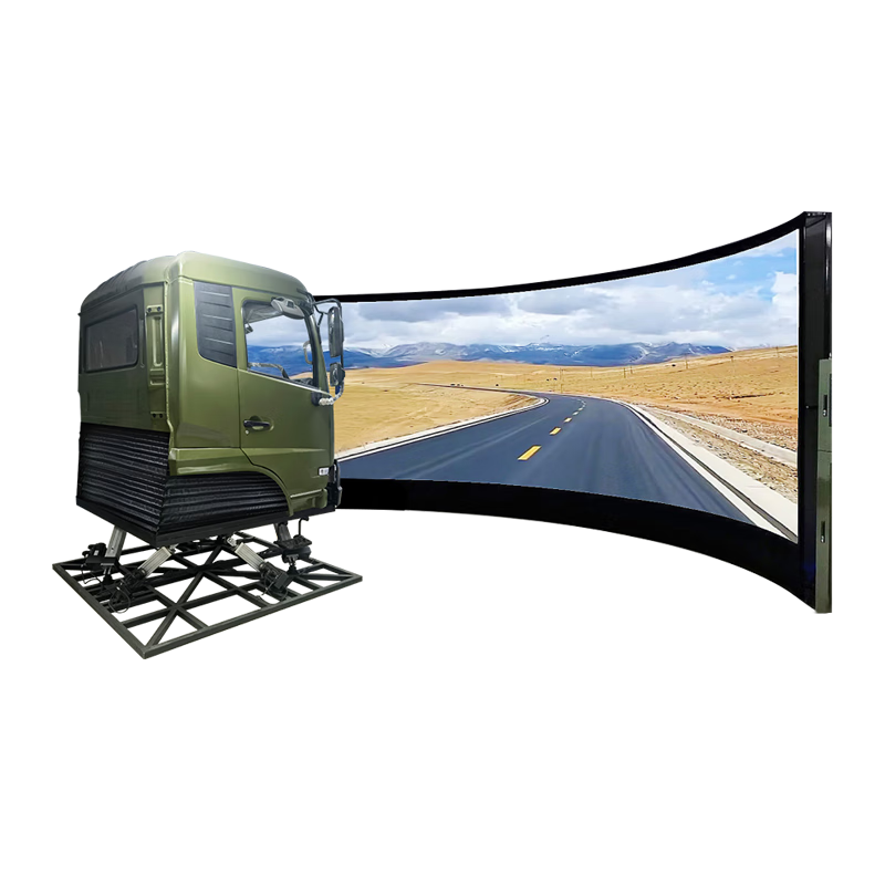 硕士王 SHUOSHIWANG 汽车驾驶模拟器东风天锦实车动感驾驶模拟训练系统