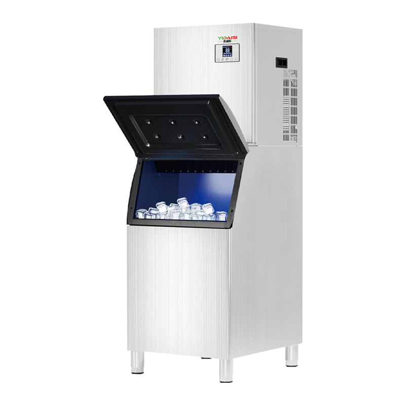 意黛斯制冰机商用制冰机方块制冰机奶茶店咖啡店酒吧制冰机自来水全自动大型制冰机304冰格YDS-CIM-3040F